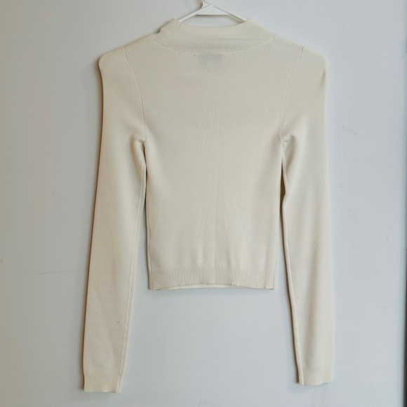 Other Stories. Long Sleeve Peekaboo Light Weight Sweater - Picture 3 of 4